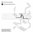 First Line Turbo Hose  - FTH1381 fits GM Corsa 1.7D 00-06