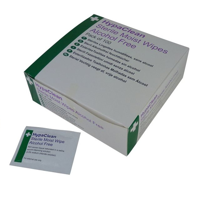 Hypaclean Sterile Moist Wipes x100 (5558221734041)