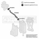 First Line Turbo Hose  - FTH1000 fits Alfa Romeo 156 1.9JTD 01-05