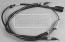 Borg & Beck Brake Cable - Rear -BKB6002