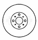 Borg & Beck Brake Disc Pair  - BBD4349 fits Honda Logo 99-02