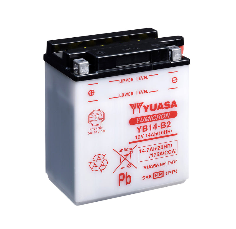 YB14-B2 (CP) 12V Yuasa YuMicron Battery (5470960451737)