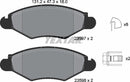 Citroën Peugeot, Brake Pad Set - Textar 2359703