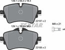 Textar Brake Pad Set - 2218701