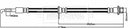 Borg & Beck Brake Hose  - BBH8459 fits Toyota Previa 05/03-01/06