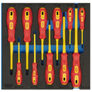 VDE Screwdriver Set in 1/2 Drawer EVA Insert Tray (11 Piece)