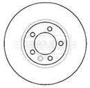 Borg & Beck Brake Disc Single  - BBD5916S fits Audi,VW Transporter T5 03-