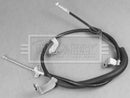 Borg & Beck Brake Cable - BKB3537 fits Honda CR-V 06-12