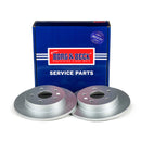 Borg & Beck Brake Disc Pair  - BBD4757 fits Vauxhall Insignia 09-