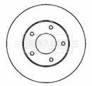 Borg & Beck Brake Disc Pair  - BBD4327 fits Nissan X-Trail 01-