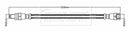 Borg & Beck Brake Hose Part No -BBH8752