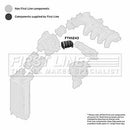 First Line Turbo Hose  - FTH1243 fits PSA 1.6HDi 2007-