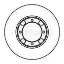 Borg & Beck Brake Disc Pair  - BBD4990 fits Hyundai SCoupe, Pony X2 89-