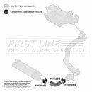 First Line Turbo Hose  - FTH1222 fits Alfa Romeo Giulietta 1.4 2010-
