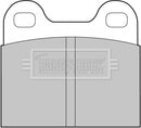 Borg & Beck Brake Pad Set - BBP1260 fits Alfa Spider 90-93