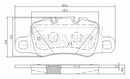 Borg & Beck Brake Pad Set - BBP2643 fits 918 Spyder 4.6 06/14-