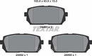 Kia, Brake Pad Set - Textar 2449101
