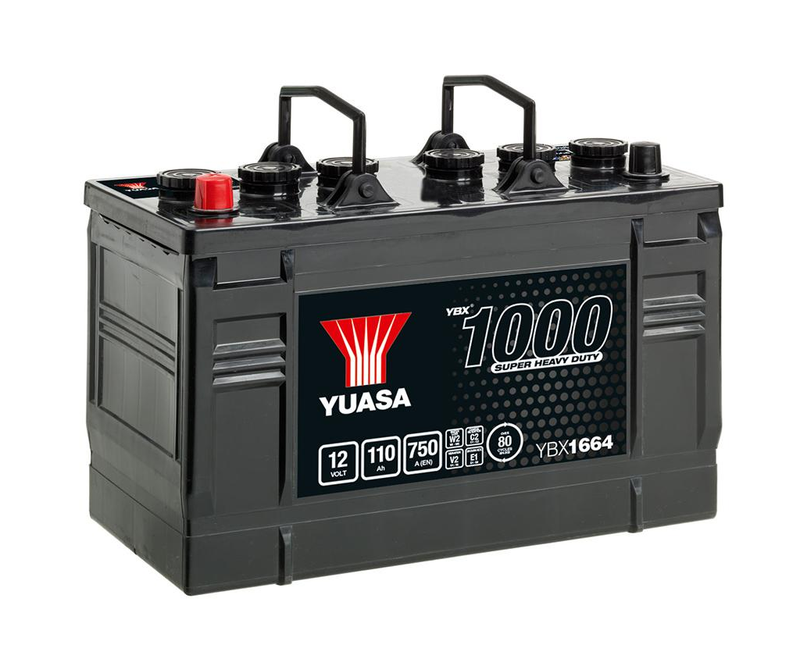 Yuasa YBX1664 Super Heavy Duty Battery - 664