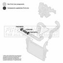 First Line Turbo Hose  - FTH1399 fits GM Astra 1.3 D-1.9 D-2.0 04-09