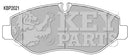 Key Parts Brake Pad Set - KBP2021 fits Iveco Daily III 06-