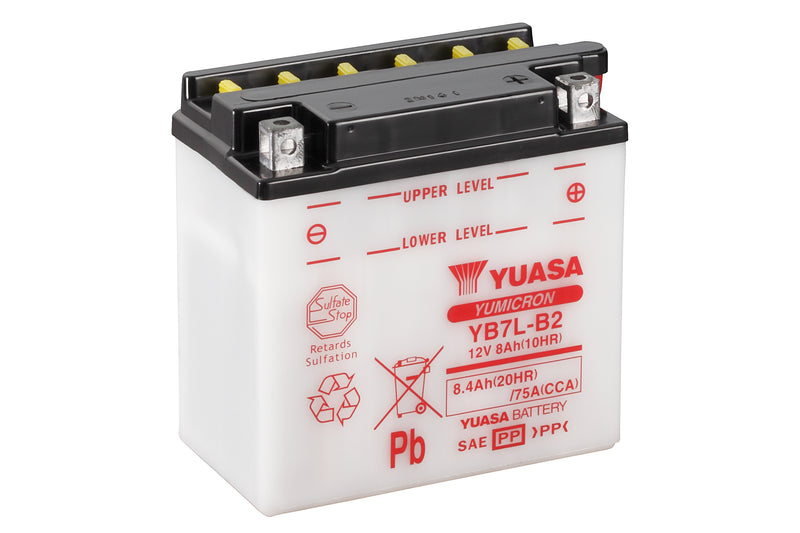 YB7L-B2 (DC) 12V Yuasa YuMicron Battery (5470968316057)