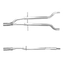 BM Cats Connecting Pipe - BM50499 with Fitting Kit - FK50499 fits Audi