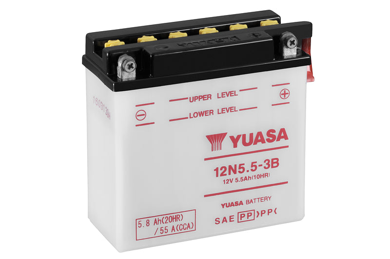 12N5.5-3B (CP) 12V Yuasa Conventional Battery (5470962319513)