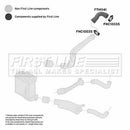First Line Turbo Hose  - FTH1141 fits VAG Octavia,Bora,Golf 1.9TDi
