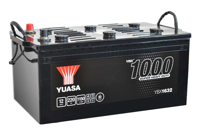 Yuasa YBX1632 Super Heavy Duty Battery - 632