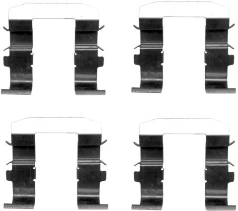 Textar Brake Pad Fitting Kit - 82511000