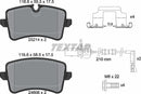 Textar Brake Pad Set - 2521402