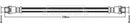 Borg & Beck Brake Hose  - BBH8090 fits VW Amarok 09/10-