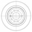 Borg & Beck Brake Disc Pair  - BBD5419 fits Saab 9.3X 2.0t 05/09-04/12
