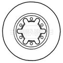 Borg & Beck Brake Disc Pair  - BBD4648 fits Ford Ranger 99-12