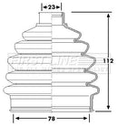 First Line Cv Joint Boot Kit  - FCB6251 fits Vauxhall Astra