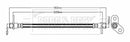 Borg & Beck Brake Hose  - BBH8757 fits ASX (GA),Outlander III (GG,GF,ZJ) 07/12>