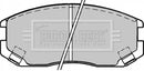 Borg & Beck Brake Pad Set - BBP1518 fits Mitsub. Colt (CA,CJ) 92-09/04