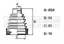 First Line Cv Joint Boot Kit  - FCB6351 fits Renault Laguna II