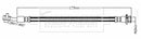 Borg & Beck Brake Hose  - BBH8729 fits X-TRAIL (T32) 04/2014>