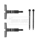 Borg & Beck Fitting Kit -  Pads  - BBK1558 fits Mercedes C Class(203)01-08