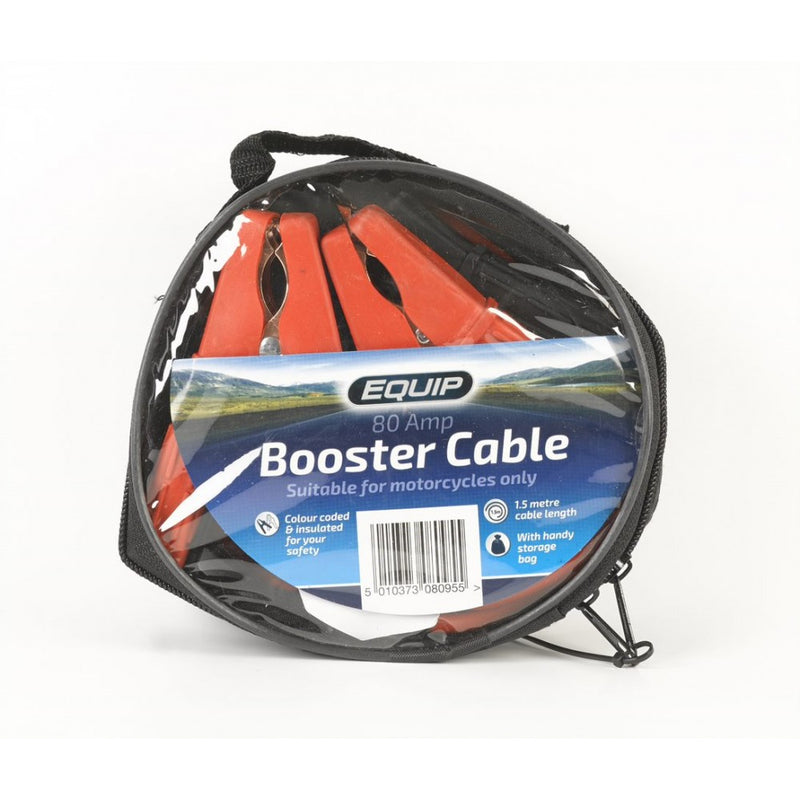 Equip EBC001 80 Amp Motorcycle Booster Cables