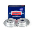 Borg & Beck Brake Disc Pair  - BBD4382 fits Audi,VW A3, Golf 03-