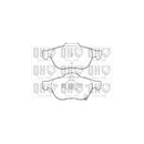 Quinton Hazell Brake Pad Set - BP1458