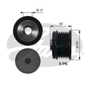 Gates DriveAlign Overrunning Alternator Pulley - OAP7153