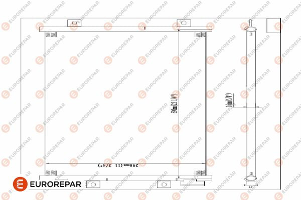 Eurorepar Air Conditioning Condenser - 1609636780