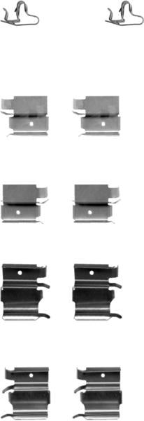 Textar Brake Pad Fitting Kit - 82509500