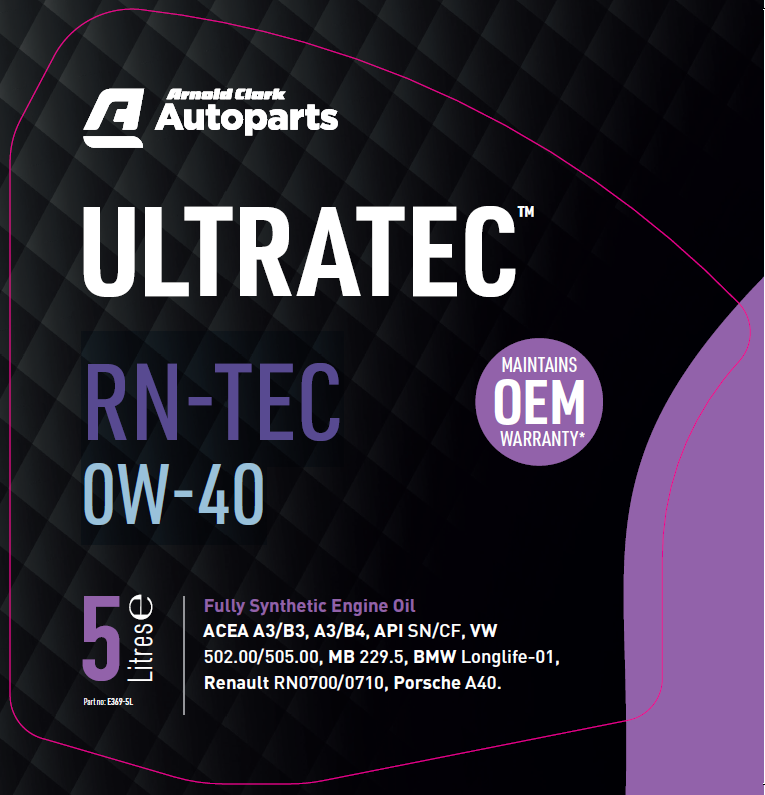 Ultratec RN-TEC 0W-40 5 Litre - E369-5L