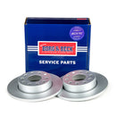 Borg & Beck Brake Disc Pair  - BBD4384 fits Audi,VW Touran 03-