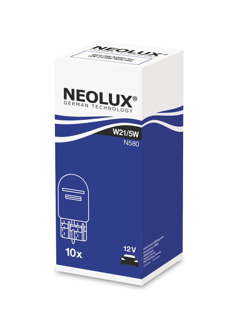 Neolux N580 12v 21/5w W3x16q (580) Trade pack of 10