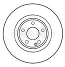 Borg & Beck Brake Disc Pair  - BBD5324 fits Merc. A,B Class(W176,246)5/12-